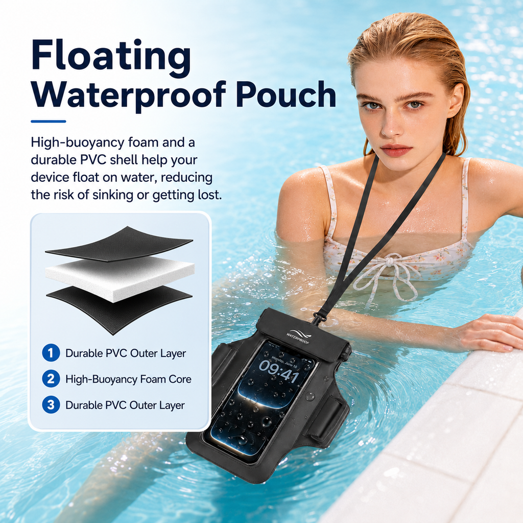 Floating Phone Pouch — 7"