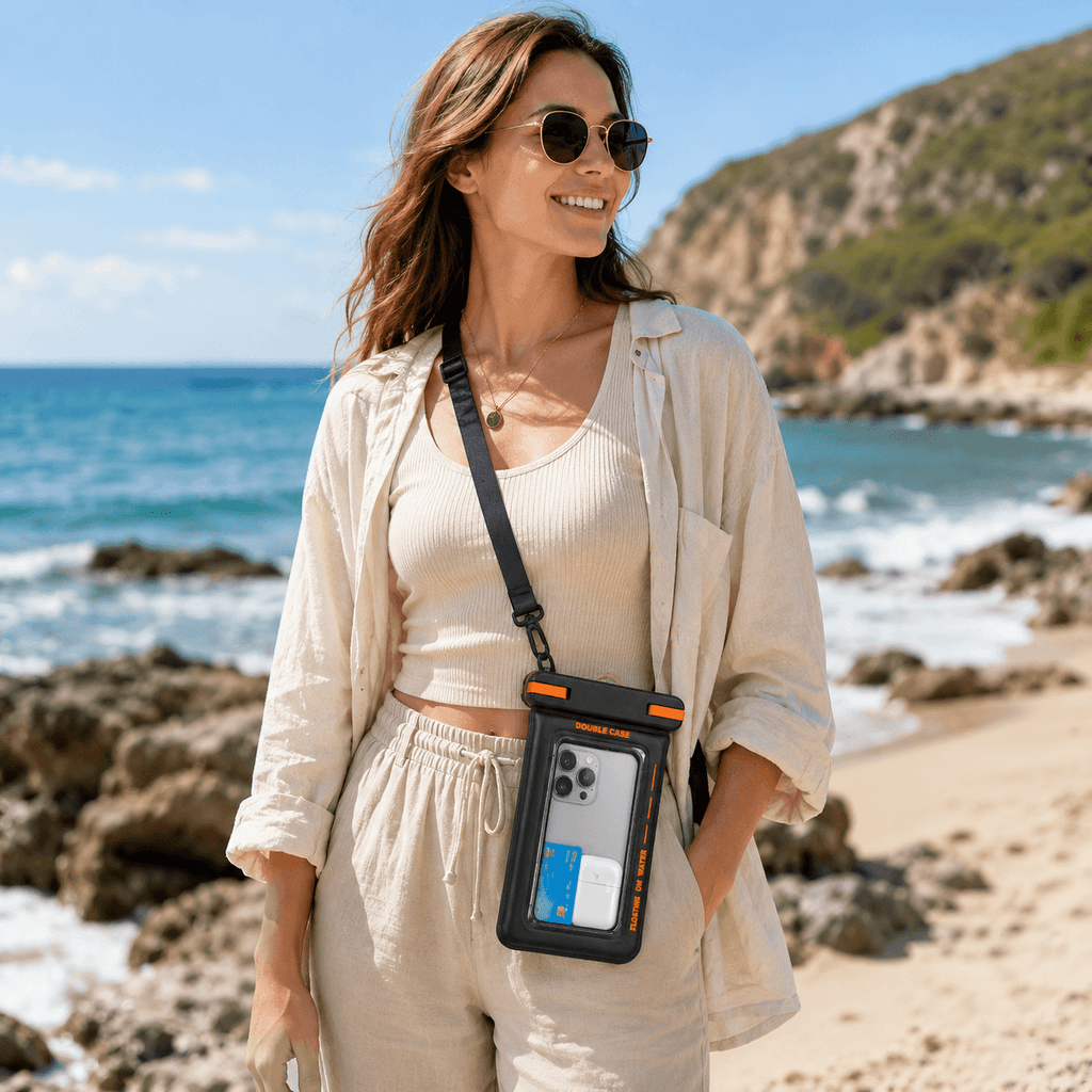 20L Waterproof Adventure Bundle – Dry Bag + Free Touchscreen Phone Pouch